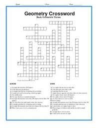 Check spelling or type a new query. Geometry Crossword 25 Clues That Emphasize Points Lines And Angles Geometric Vocabulary Geometry Words Math Geometry