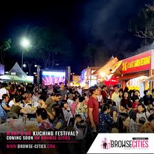 Kuching festival is an annual event organised by kuching south city council to commenorate kuching being elevated to city status on 1st august 1988 and held to boost local tourism and food industry. Kuching Festival 2019 Kuching Festival Browse Cities