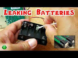 For that reason, it's wise to clean a battery leak with a mild household acid like vinegar or lemon juice. This Is How To Clean The Blue Green White Corrosion From Battery Contacts Caused By Alkaline Batteries You Can Sav Cleaning Power Tool Batteries Battery Hacks