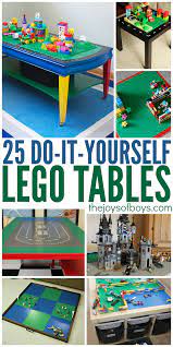 25 Diy Lego Tables The Entire Family Will Love