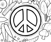200 original illustrations by fair. Peace Sign Mandala Coloring Pages Printable