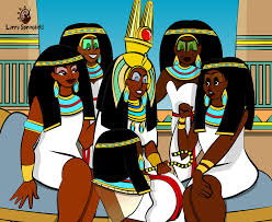 Queen and her Maidens by Larry Springfield