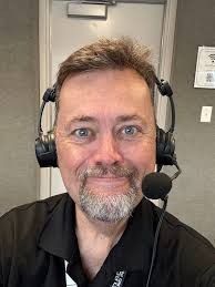 Jim O'Brien, your track announcer at the Chevrolet Detroit Grand Prix  Presented by Lear! He's got the best seat in the house! 🏎️