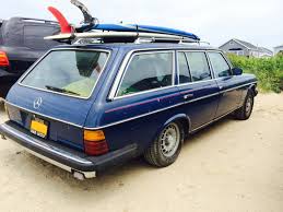 Vintage Mercedes Wagon As A Surf Tote Love Mercedes Surfing Mercedes Benz