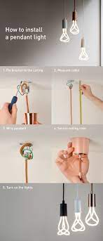 How To Install A Pendant Light Pendant Light Fitting Pendant Light Plumen Bulb
