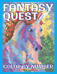 This is caused by the disability for children to stay steady since they prefer to move around than sitting and doing something. Amazon Com Fantasy Quest Color By Number Activity Puzzle Coloring Book For Adults Relaxation Stress Relief Color By Number Quest 9781986169455 Drawing Sunlife Quest Coloring Books