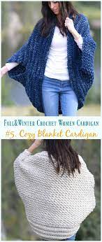 Get the free sweater knitting pattern; Buy Cozy Blanket Cardigan Off 56