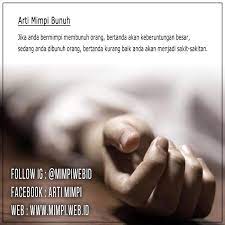 Beberapa mimpi mempunyai makna yang baik bagi kehidupan kita, beberapa mimpi yang lain mempunyai makna yang buruk dan tentu kita harus. Tembang Web Id Arti Mimpi Bunuh Membunuh Dibunuh Facebook