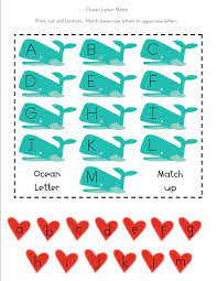 We have ocean letter identification activities, ocean counting activities, cool ocean matching cards… so many ocean activities for preschoolers. Pin On School