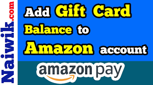 Paying your credit card bill with a debit card or another credit card is not an option when using a credit card. How To Add Gift Card Balance To Your Amazon Account Amazon Pay Youtube