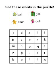 Simple Word Search For Preschool Kiddo Shelter Word Puzzles For Kids Kids Word Search Preschool Packet