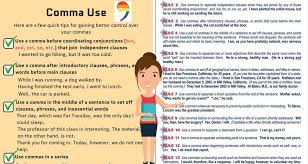 Easily improve any text · find and add sources fast Comma Rules 8 Rules For Using Commas Correctly Eslbuzz Learning English