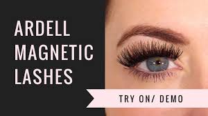 Employing 6 to 8 smaller, virtually invisible magnets; Ardell Magnetic Lashes Wispies Try On Demo Youtube