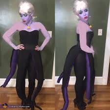 Ursula is a fictional character who appears in walt disney pictures' 28th animated feature film the ursula was embraced as one of disney's best villains seen wearing a fantastic ursula costume. Original Diy Ursula Costume Idea Original Diy Costumes