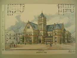 United States Post Office In Springfield Springfield Ma William A Lerel Architect S From The American Architec American Castles Post Office United States
