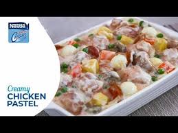 How To Cook Creamy Chicken Pastel With Nestle All Purpose Cream Youtube Chicken Pastel Creamy Chicken Cooking