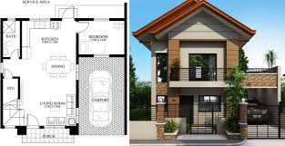This two storey house design has 4 bedrooms with 3 bathrooms with total floor area of 166 square meters. Double Storey House Design House Storey