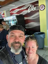 Great day for a ride a visit to the Elks