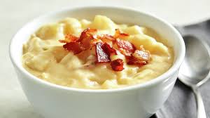 slow cooker cheesy bacon potato soup