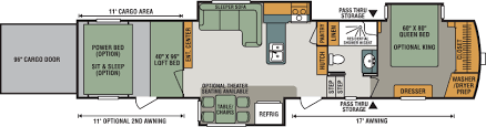 Plus we have an option for a large side patio for more outdoor living space. 2018 Venom Luxury Fifth Wheel Toy Hauler Floorplans Photos Kz Rv