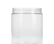 20oz (600ml) Clear PET Wide Mouth Jar Round - 89-400 Neck