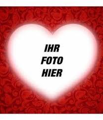 Großes herz mit dünnen rand. Fotorahmen Und Fotomontagen Mit Herzen Photoeffekte