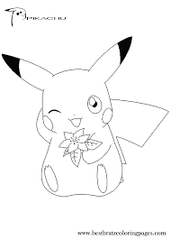 For kids & adults print cute coloring pages pdf. Bestbratzcoloringpages Com Pokemon Coloring Pages Pokemon Coloring Sheets Pikachu Coloring Page