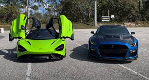 The gt500 feels equally thrilling when running down more exotic metal on a racetrack. Wild 1 250 Hp Ford Mustang Shelby Gt500 Gives The Mclaren 765lt A Run For Its Money Autopromag Usa