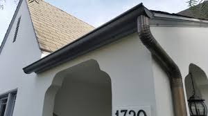 What are the different types of gutter hangers? Bonderized Steel 5 Inch Half Round Seamless Gutters With Round Downspouts American Traditional Los Angeles By A Plus Gutter Systems Houzz