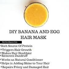 The main reason for hair loss‌ is weak hair, and a banana mask will work itself into the roots and nourish it. Banana And Egg Hair Mask With Olive Oil And Honey For Dry Hair
