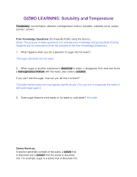 Read book answer key for solubility. Student Exploration Gizmo Learning Solubility And Temperature Vocabulary Concentration Dissolve In 2021 Solubility Vocabulary This Or That Questions