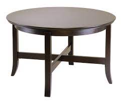 Accent your living room with a coffee, console, sofa or end table. Round Espresso Wood Coffee Table In Coffee Tables