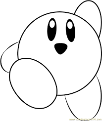 Super paper mario coloring pages. Kirby Coloring Page For Kids Free Kirby Printable Coloring Pages Online For Kids Coloringpages101 Com Coloring Pages For Kids