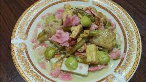 1/4 kg buncis di iris serong tipis 2 sendok makan tauco( beli jadi ) 5 bh cabe hijau besar di iris tipis serong( boleh cabe hijau kriting) 2 lembar. Lontong Kacau Magicom Gulai Toco Ii Lontong Sayur Padang Gulai Tauco Youtube