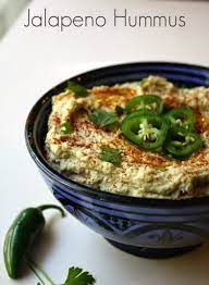 Spicy Jalapeno Hummus Recipe Spicy Recipes Hummus Recipe Homemade Food Processor Recipes