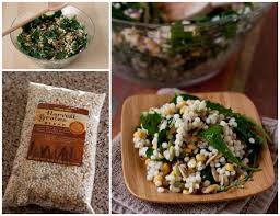Roasted root vegetables are tossed with israeli couscous and a nutty sesame chili sauce in this salad that is worthy of a fall celebration. Pressure Cooker Instant Pot Kale And Harvest Grains Salad