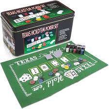 In our fantastic tutorial, we will explain to you how to play texas holdem poker. Amazon Com Gamie Texas Holdem Poker Game Set Includes Hold Em Mat 2 Card Decks Chips Chip Holder And Tin Storage Box Fun Game Night Supplies Cool Casino Gift For Kids