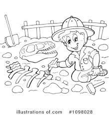 Regardless of any culture, coloring is universally therapeutic and soothing! Paleontology Clipart 1098028 Illustration By Visekart