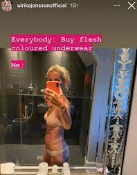 The tv personality, 53, sparked concern among her instagram followers who claimed she looked. Ulrika Jonsson Wow Fans As She Strips Down To Underwear On Instagram