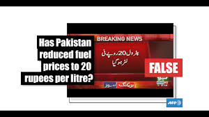 Maybe you would like to learn more about one of these? No The Pakistani Government Has Not Reduced Petrol Prices To 20 Rupees Per Litre Fact Check
