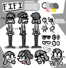 244376 - safe, artist:somemf, oc, oc:fifi (somemf), canine, dog, mammal,  poodle, anthro, beanie, bottomwear, character name, clothes, female,  legwear, reference sheet, shirt, short shorts, shorts, solo, solo female,  stockings, text, topwear -