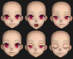M3wip Png 600 486 Anime Head 3d Model Character Character Modeling
