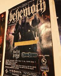 Cuando @behemothofficial vino a Guatemala, hoy hace 15 años... En la  segunda foto, con Omar mi ex compañero de “Alta Tensión”, en la tercera, el  maestro Ricardo Zepeda (el de a la