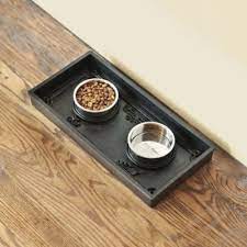 Rubber Pet Food Tray W Metal Bowls Home Accessories Ballard Designs Pet Food Tray Food Trays Food Animals