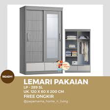Lemari pakaian sliding kualitas bagus harga murah. Lemari Pakaian 2 Pintu Sliding 289 Sl Lemari Sliding Murah 2 Pintu Lemari Pakaian Sliding Medan Shopee Indonesia