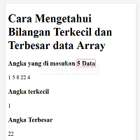 We did not find results for: Cara Mengetahui Bilangan Terkecil Dan Terbesar Data Array