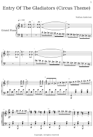 Pin By Ronny De Roose On Piano Bladmuziek Sheet Music Piano Circus Theme