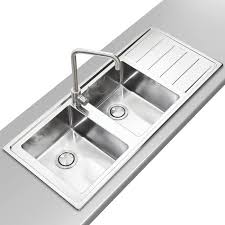 This dish drainer does not come with the drain board. Clearwater Linear Plus 1160 X 500mm Double Bowl And Drainer Kitchen Sink Lip200l