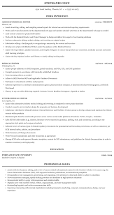 Feel free to revise this description to meet your specific duties and requirements. Medical Editor Resume Sample Mintresume
