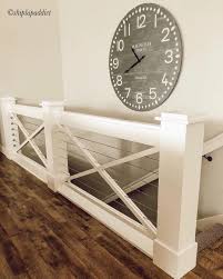 Hints of black on the moroccan rug and a buffalo check pouf tie in with the stair railing's color scheme. Shiplapaddict On Instagram Let S Talk Railings Here For A Sec Our Rambler Style Home Or Others May Call It Ranch St Home Farmhouse Stairs Home Remodeling